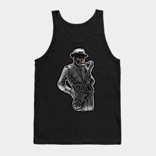 SKULL SAXODEATH Tank Top